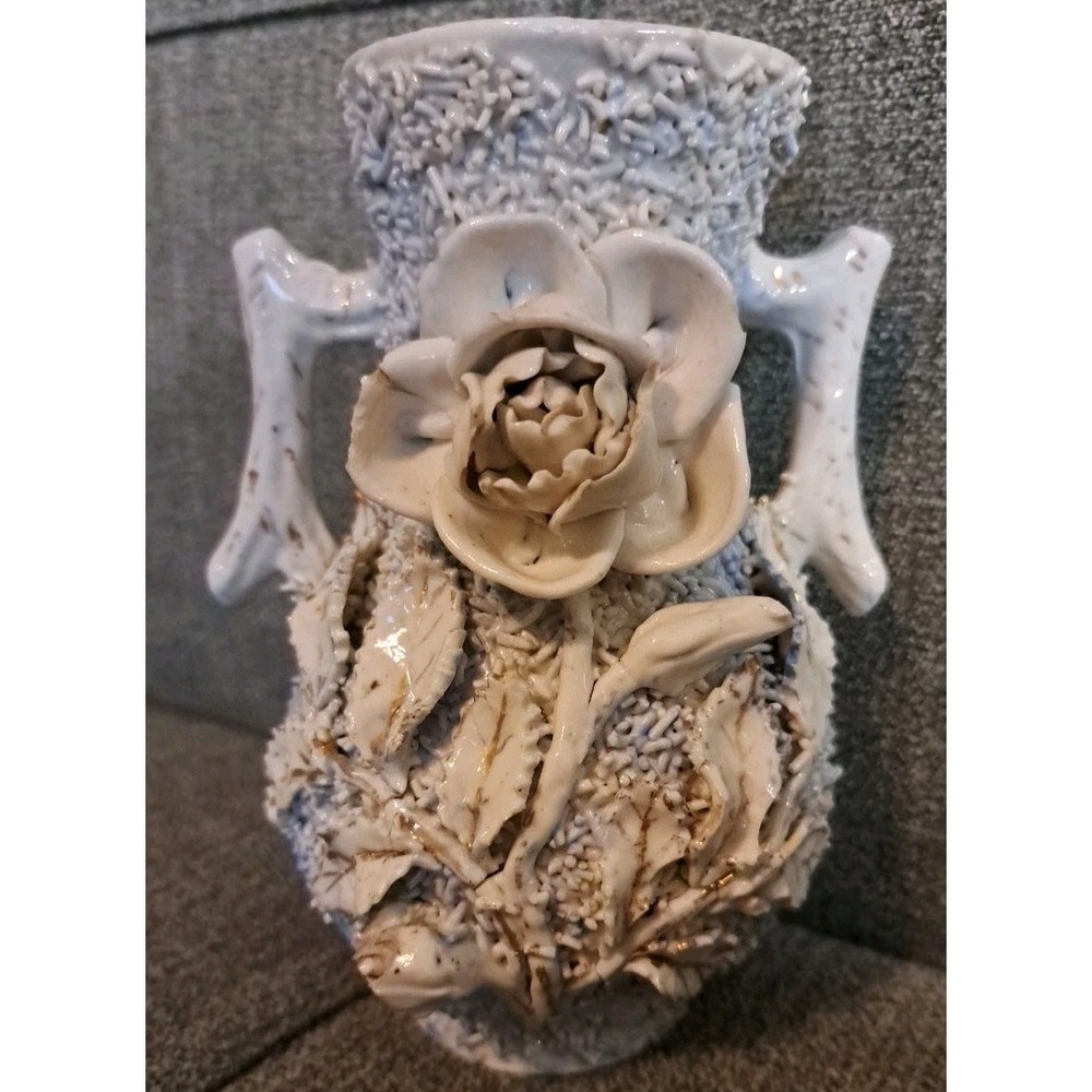 Art‎ Nouveau Porcelain Vase With Rose